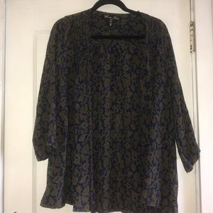 Winter Kate vintage silk “kimono” top